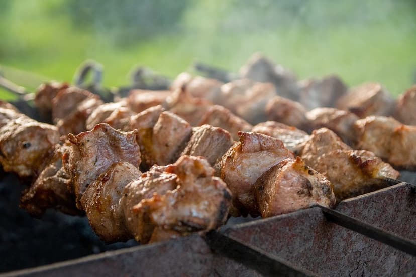Mangalda şiş kebap (temsili görsel)