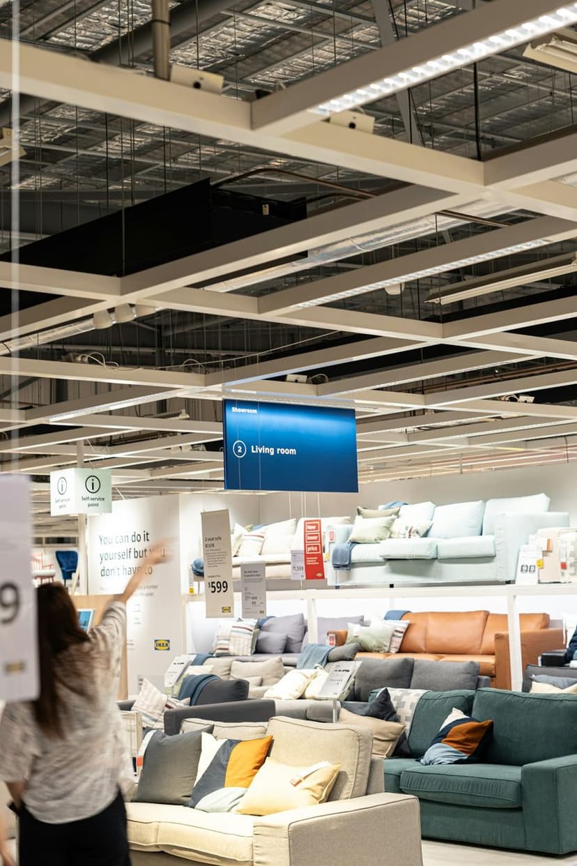 Mobilya showroom düzeni (temsili görsel)
