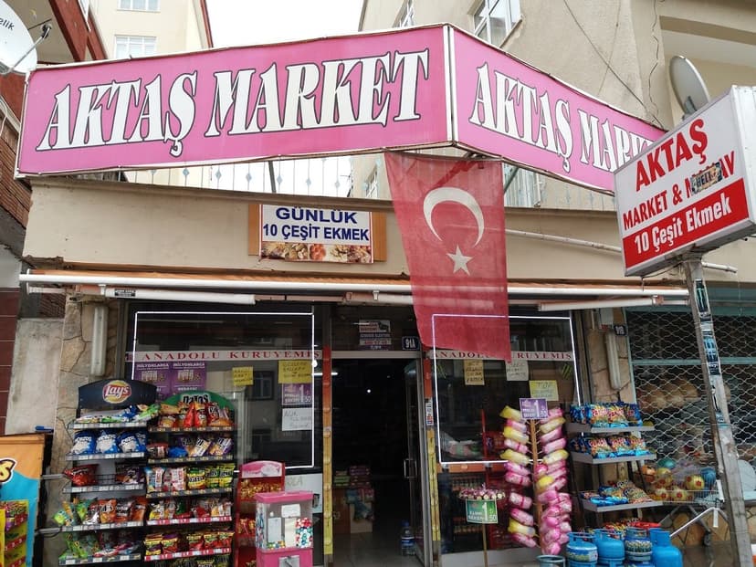Aktaş Market dükkân cephesi (Google Haritalar)