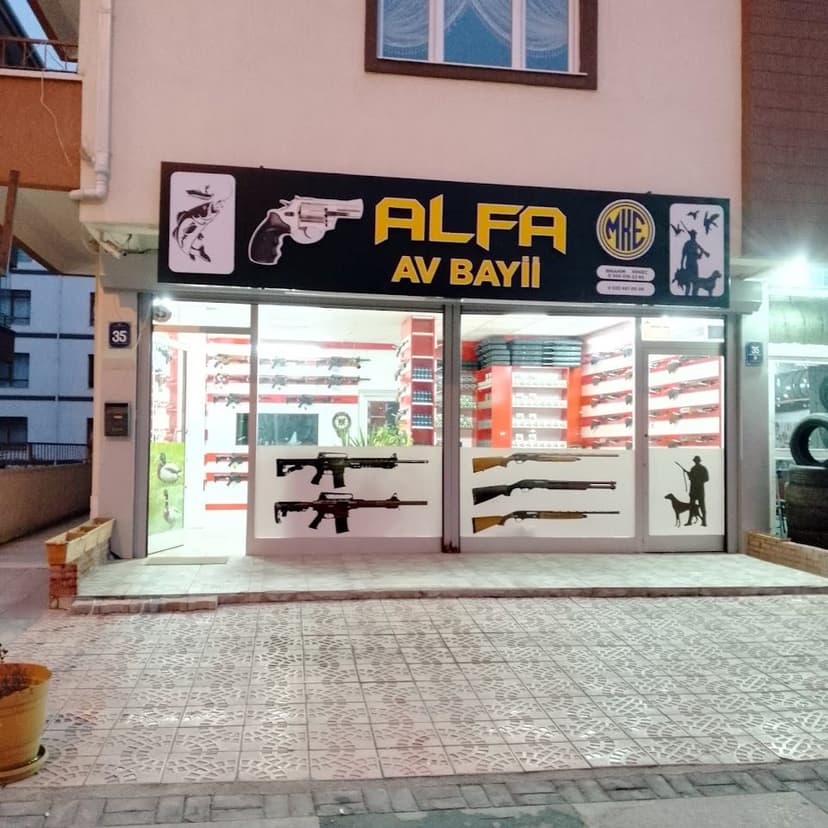 Alfa Av Bayi dükkan cephesi
