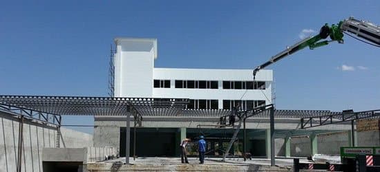 Çelik konstrüksiyon çatı projesi