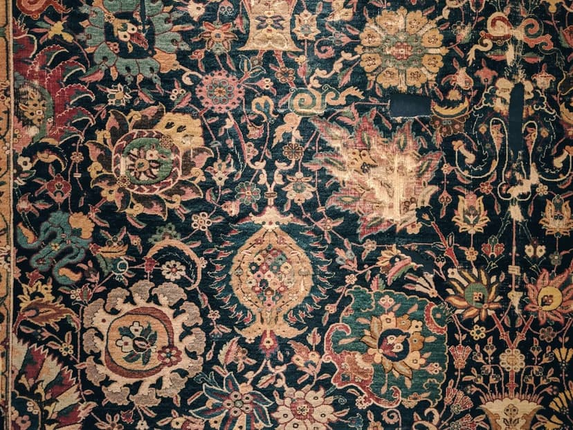 El dokuması halı deseni (temsili görsel)