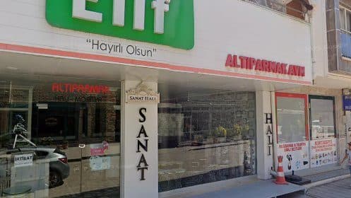 Altıparmak Halı Mobilya dükkân görünümü (Google Street View)
