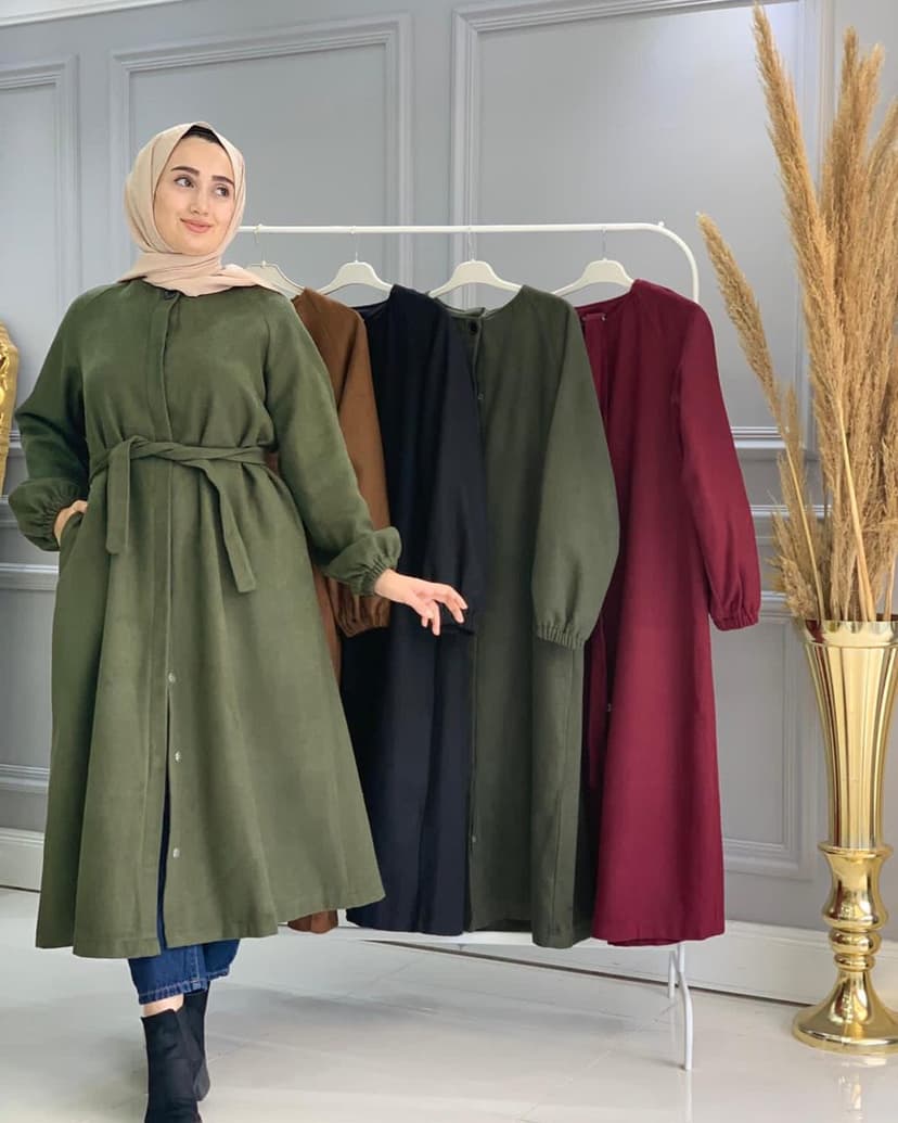 Bağcıklı günlük elbise modeli