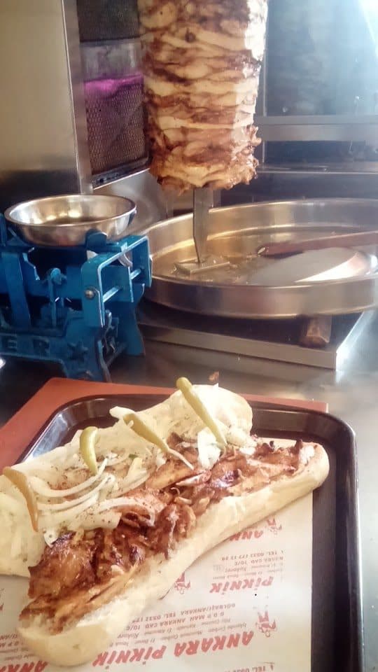 Döner dürüm ve döner ocağı