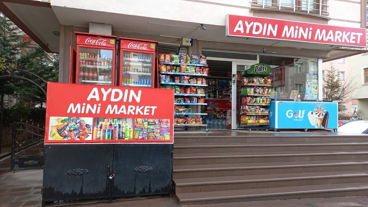 Aydın Mini Market dükkân görünümü