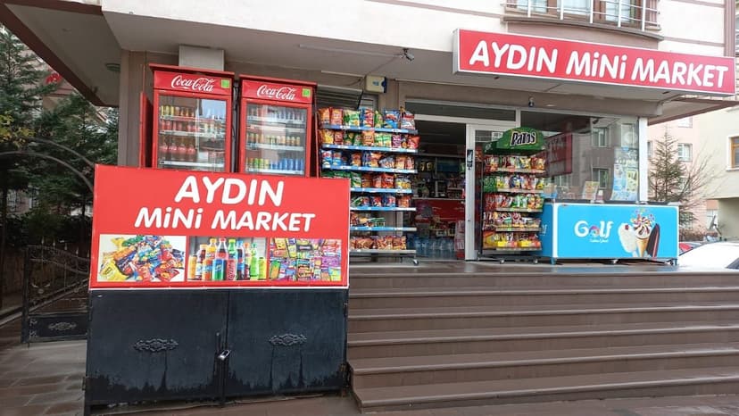 Aydın Mini Market dükkân görünümü