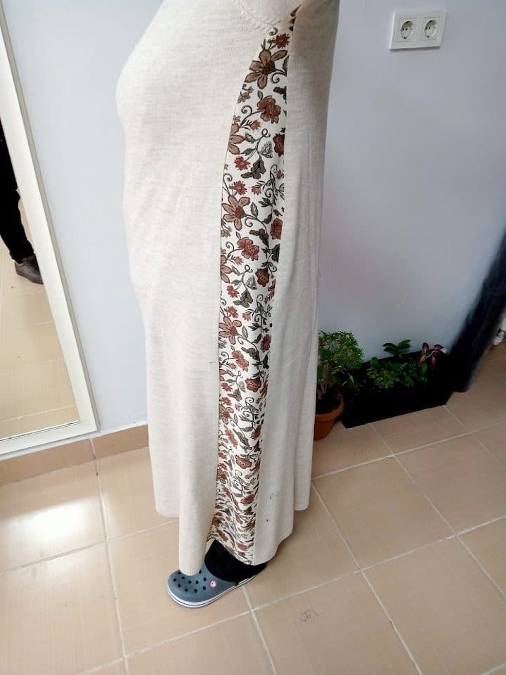 Tadilatı tamamlanan elbise