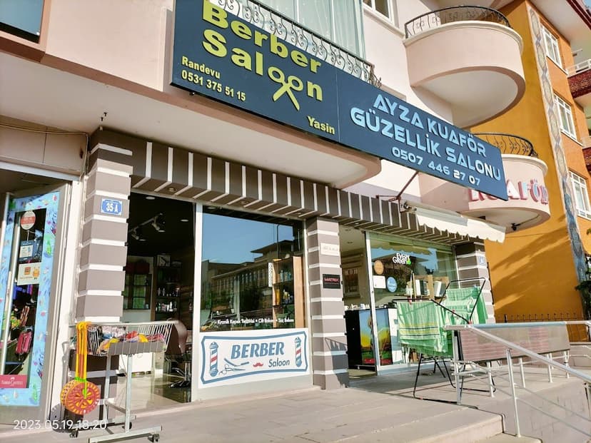 Ayza Kuaför & Güzellik Salonu dükkân görünümü