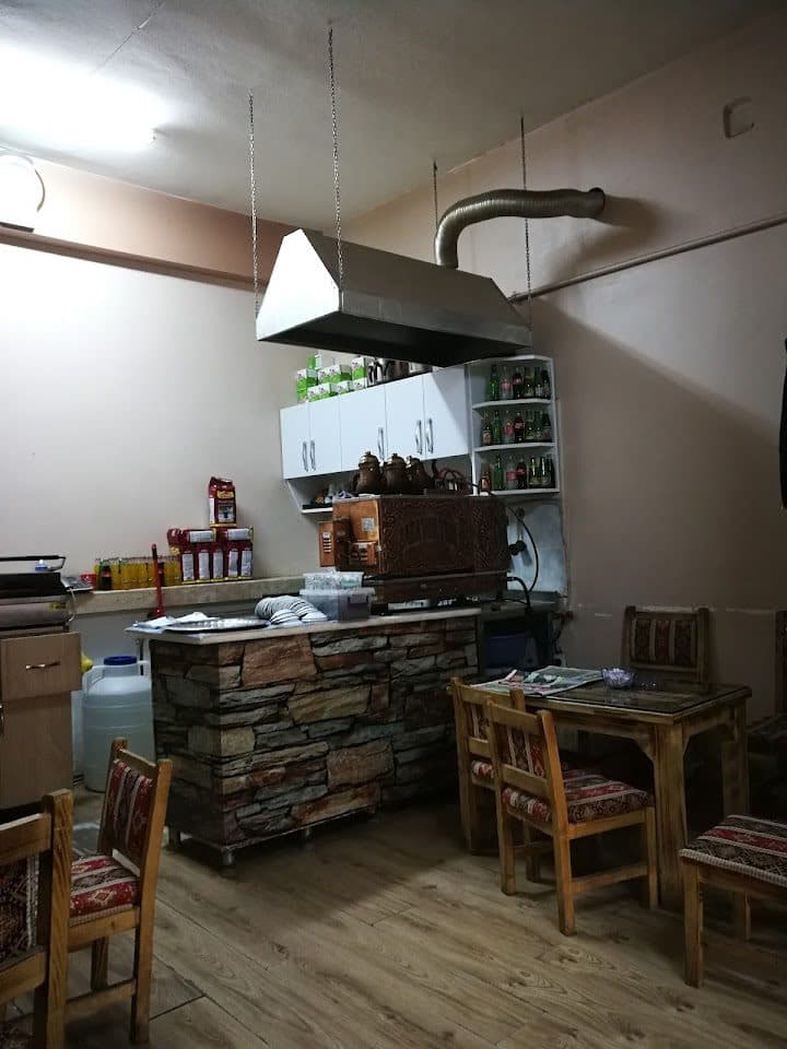 Çay ocağı ve iç mekan