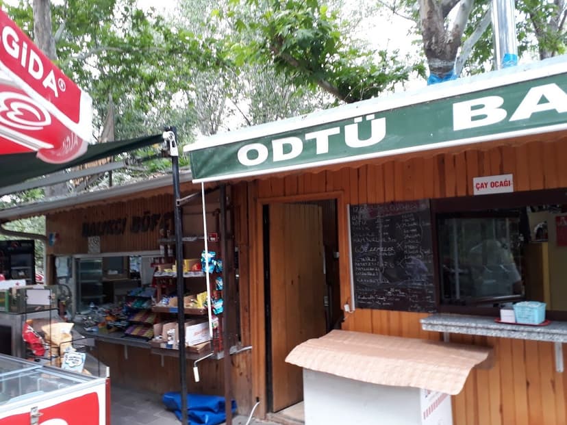 Çay ocağı ve market reyonu