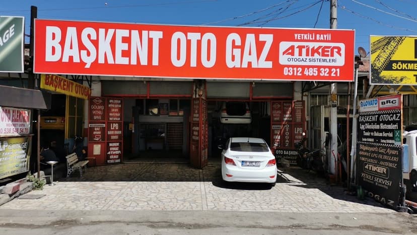 Başkent Oto Gaz dükkân görünümü — ATIKER yetkili bayii