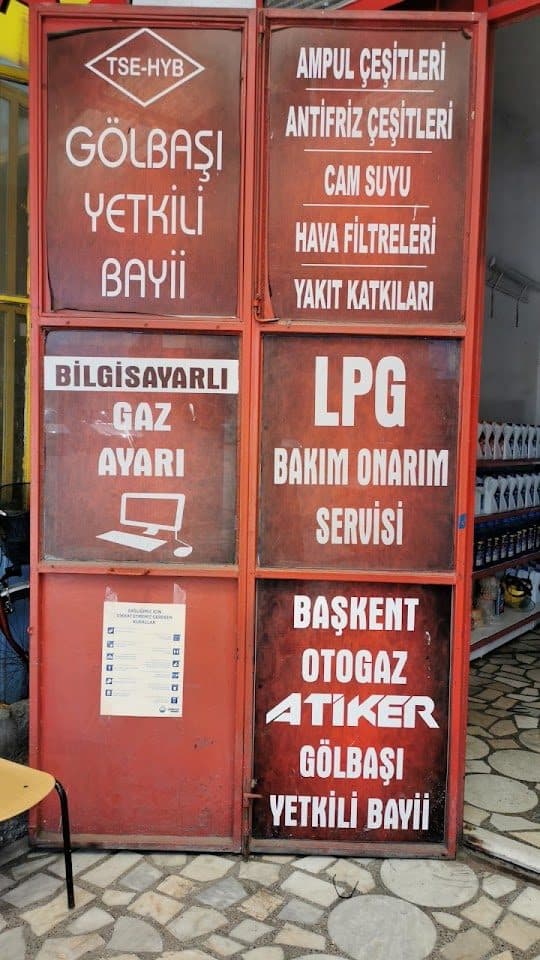 Hizmet tabelası: LPG bakım-onarım, bilgisayarlı gaz ayarı, filtre ve katkılar