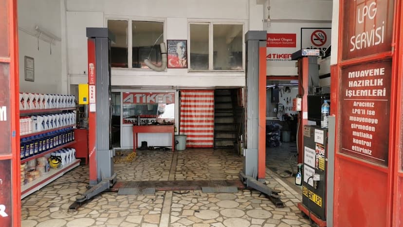 Araç bakım ve servis alanı