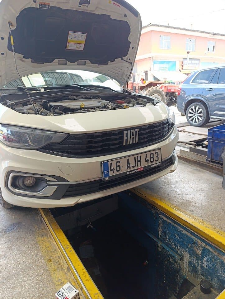 Servis kanalında yağ değişimi / bakım