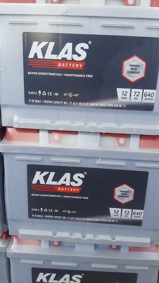 Klas akü çeşitlerimiz