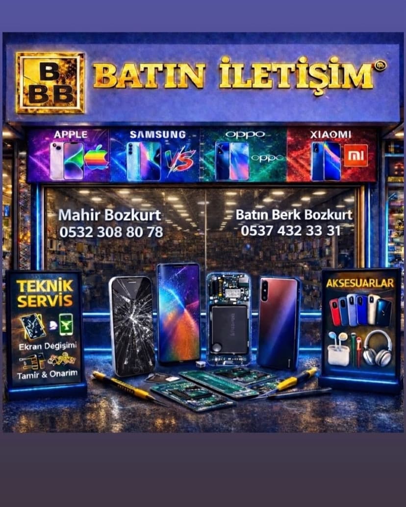 Mağaza içi vitrin ve teknik servis tanıtımı