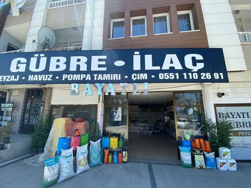Bayatlı Gübre dükkân cephesi — Gübre, İlaç (Gaziosmanpaşa, Gölbaşı)