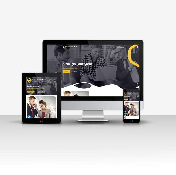 Responsive kurumsal web sitesi tasarımı