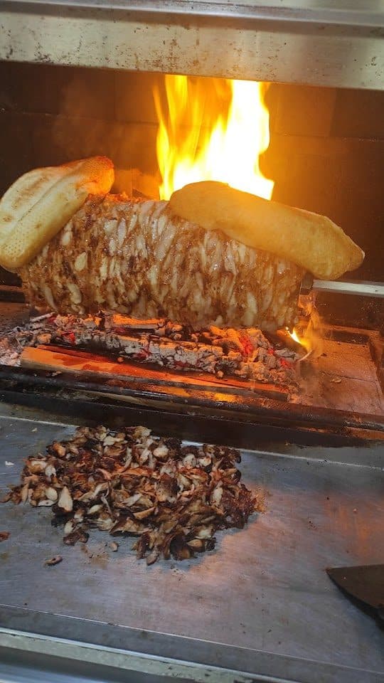 Döner ocağı yakın çekim