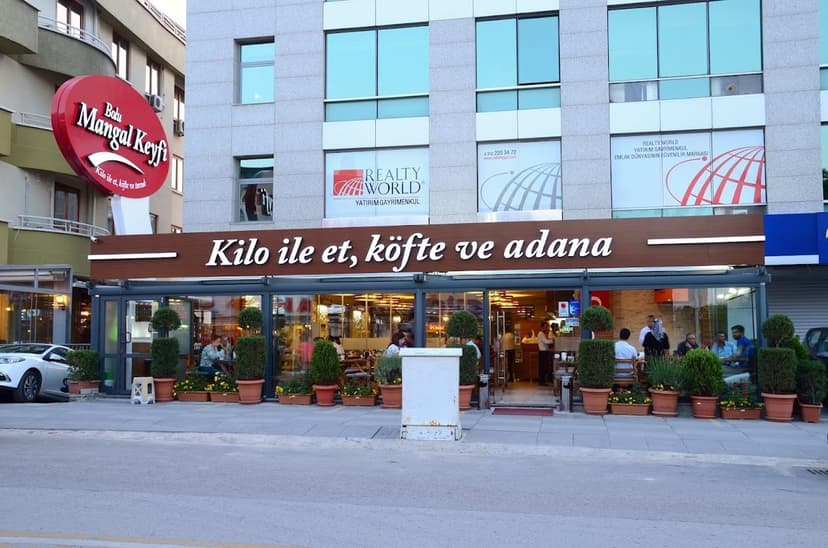 Restoranın dış görünümü (Kilo ile et, köfte ve adana)