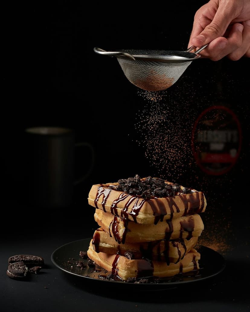 Belçika çikolatalı waffle (temsili görsel)