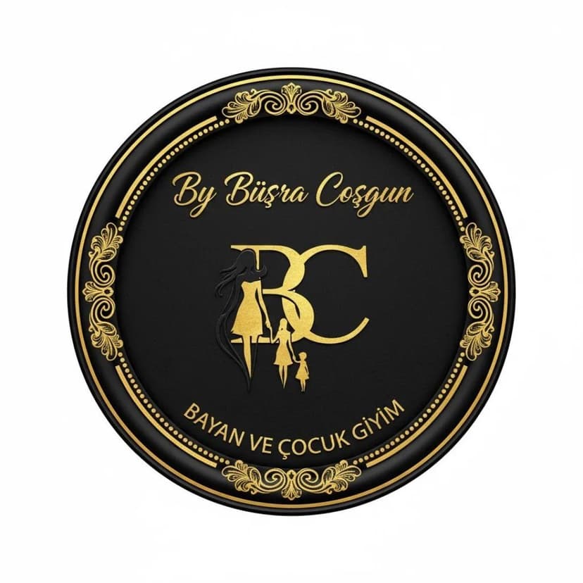 By Büşra Coşgun — Bayan ve Çocuk Giyim logosu