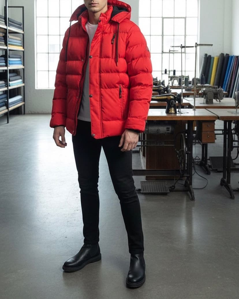 Şişme mont modeli