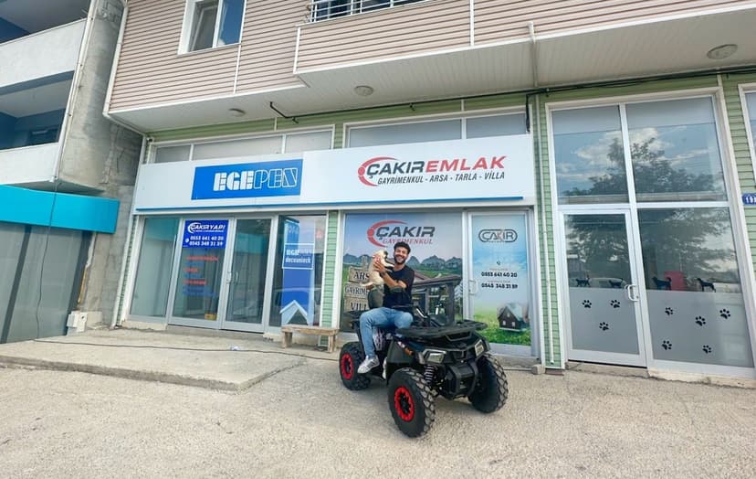Çakır Emlak ofis cephesi — Gayrimenkul · Arsa · Tarla · Villa (Oyaca)