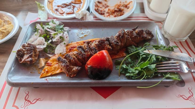 Kömür ateşinde kebap tabağı — Kebapçım Celal