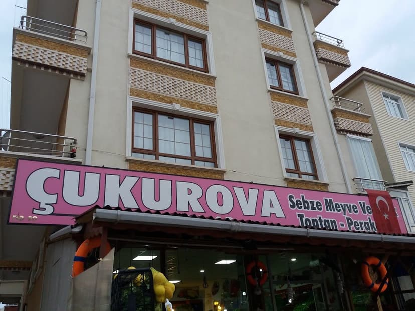 Çukurova manav ve balık reyonu girişi