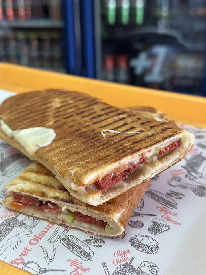 Kızarmış tost yakın çekim