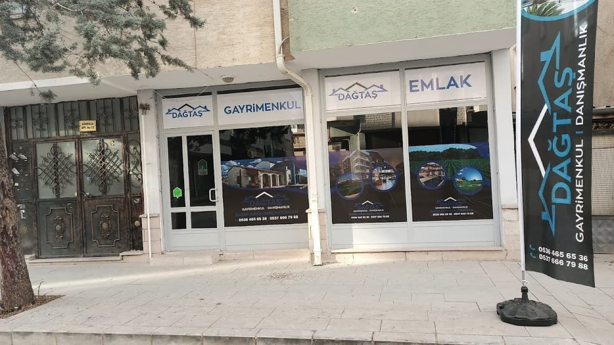 Dağtaş Gayrimenkul Danışmanlık ofis cephesi