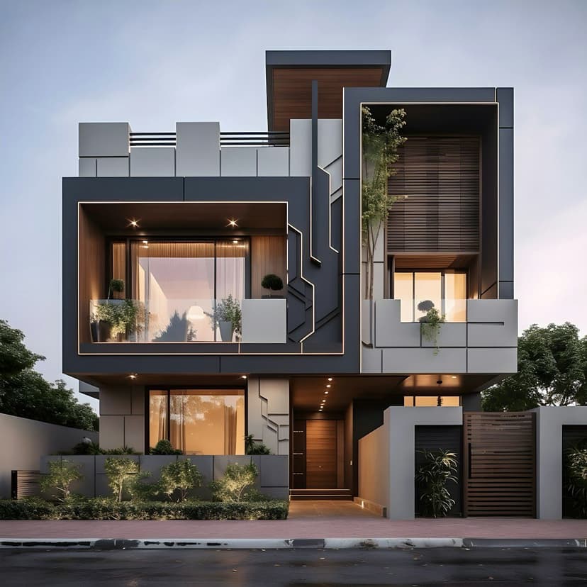 Modern villa cephesi (temsili görsel)