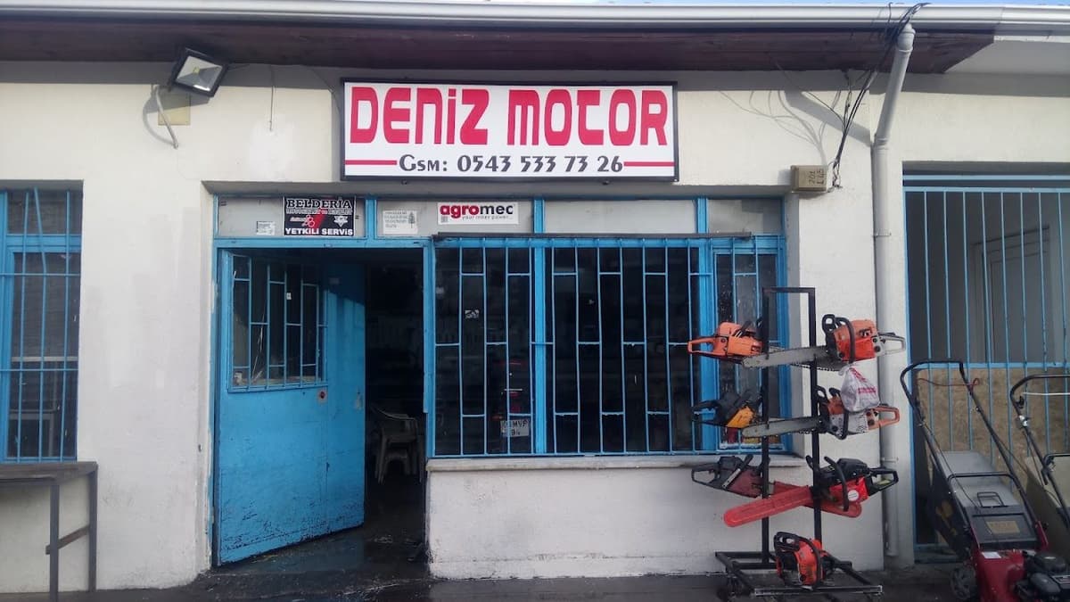 Deniz Motor dükkân görünümü — Gölbaşı Pazar Alanı