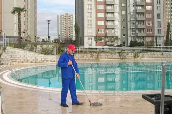 Site ortak alan ve havuz çevresi temizliği