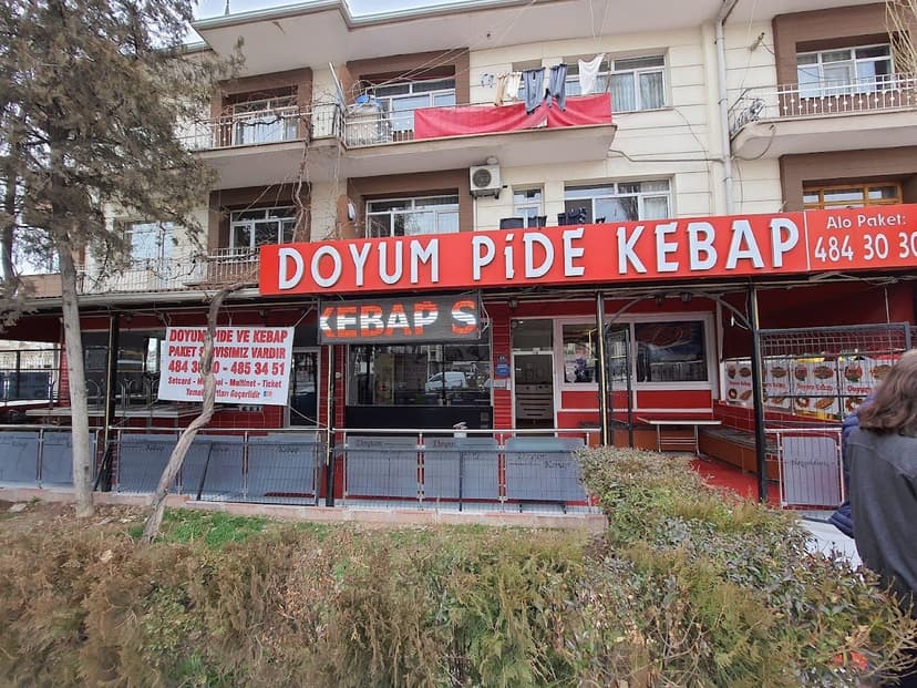 Doyum Pide Kebap dükkân cephesi — Ankara Caddesi, Şafak/Gölbaşı