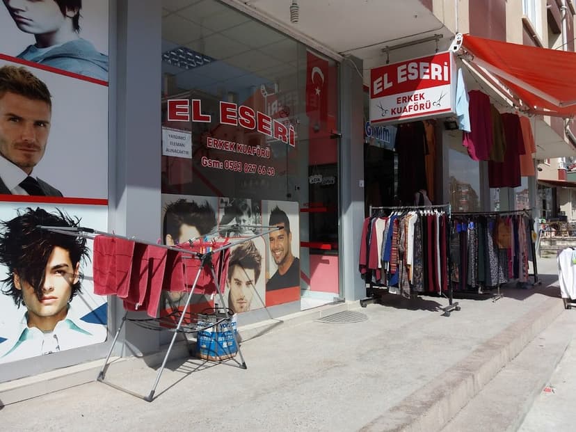 Salon dış görünüm ve tabela