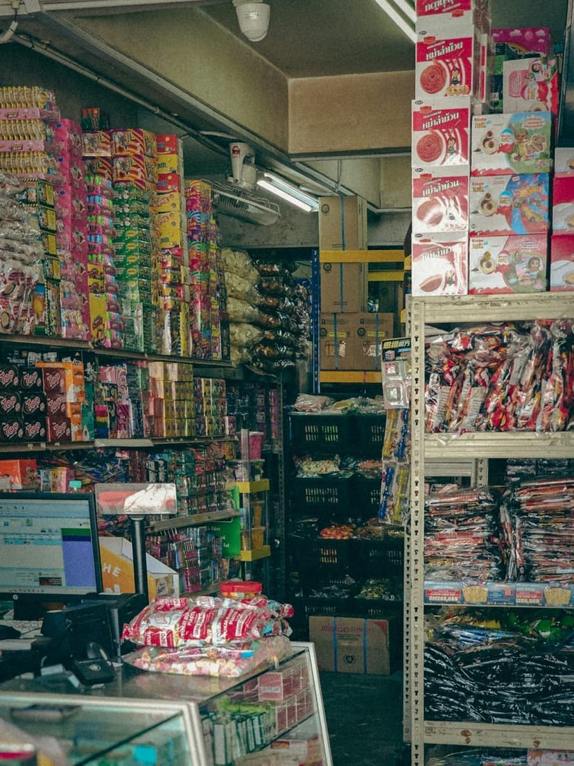 Mahalle marketi iç görünüm (temsili görsel)