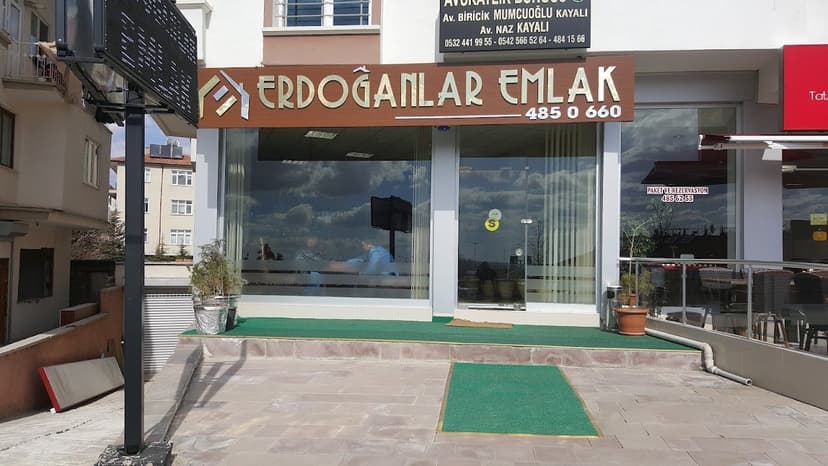 Erdoğanlar Emlak dükkân görünümü