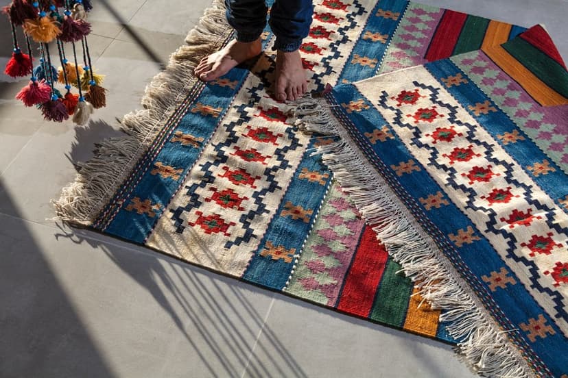 Renkli kilim (temsili görsel)