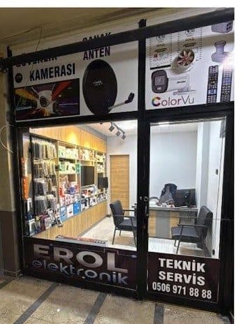 Erol Elektronik vitrin ve tabela