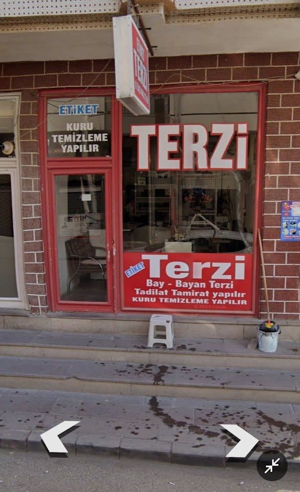 Etiket Terzi dükkân görünümü — Seğmenler 939. Sokak