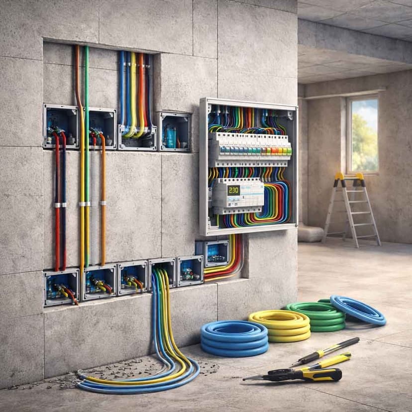 Elektrik tesisatı uygulaması