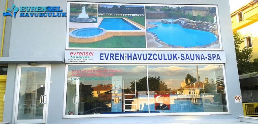 Evrensel Havuzculuk dükkân görünümü (Sauna - Spa)