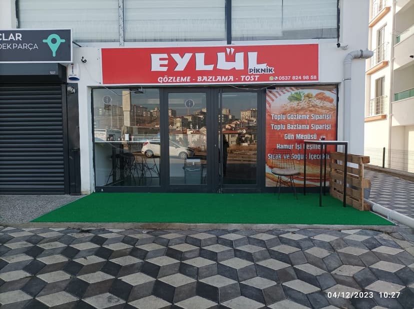 Eylül Piknik dükkân görünümü