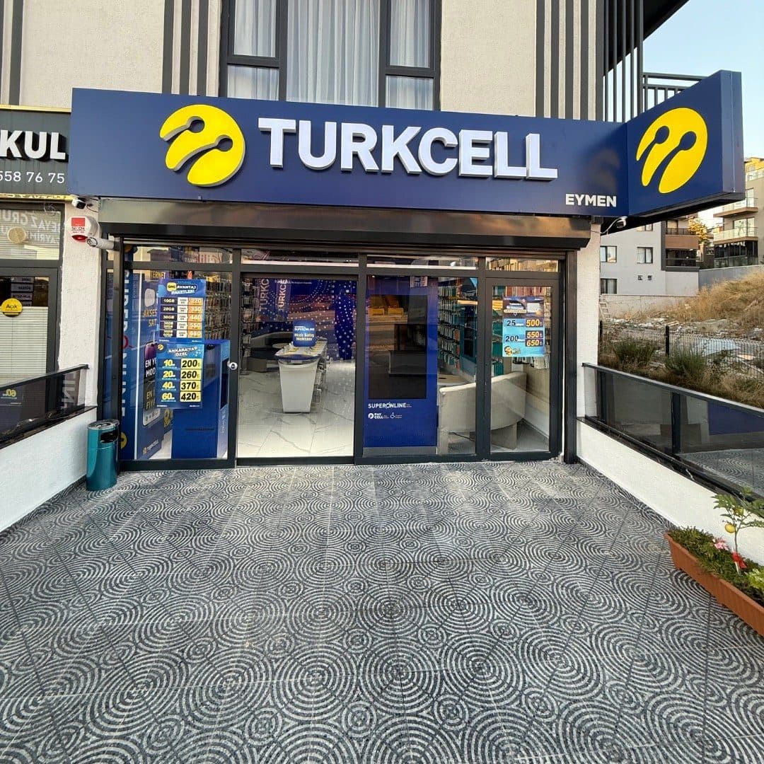 Turkcell Eymen İletişim mağaza dış cephesi