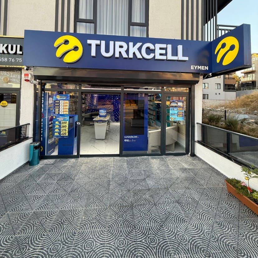 Turkcell Eymen İletişim mağaza dış cephesi