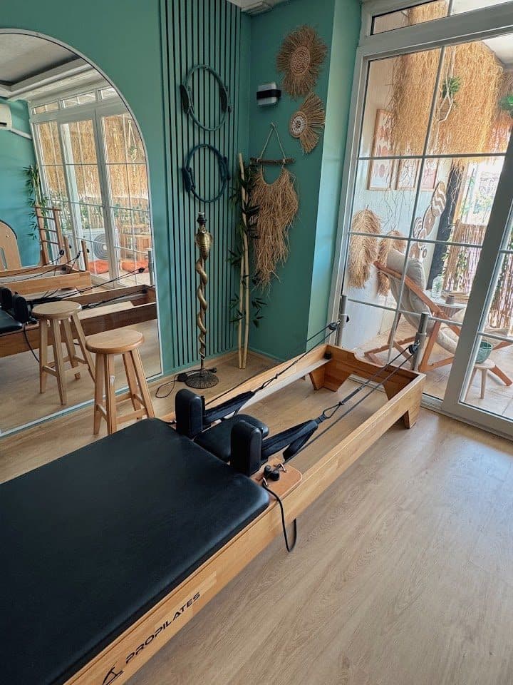 Reformer pilates çalışma alanı