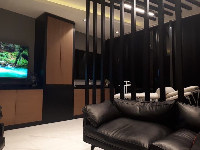 Klinik karşılama ve dinlenme alanı